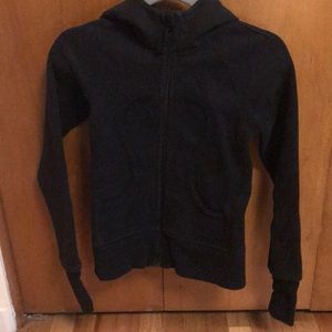 Off black lululemon scuba hoodie